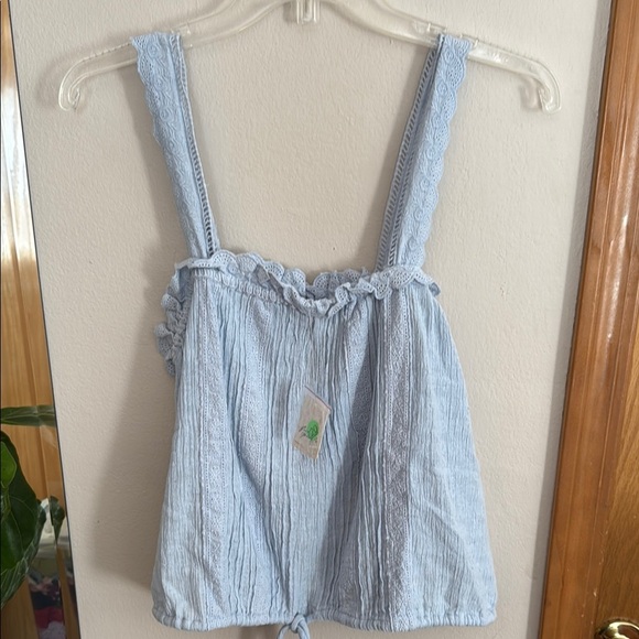 Free People Blue Lace tank - Picture 6 of 7